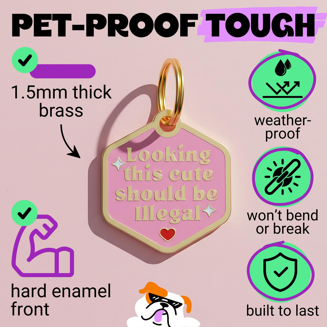 Looking This Cute - QR Code ID Tag