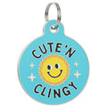 Cute 'N Clingy Blue - QR Code ID Tag