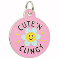 Cute 'N Clingy Pink - QR Code ID Tag