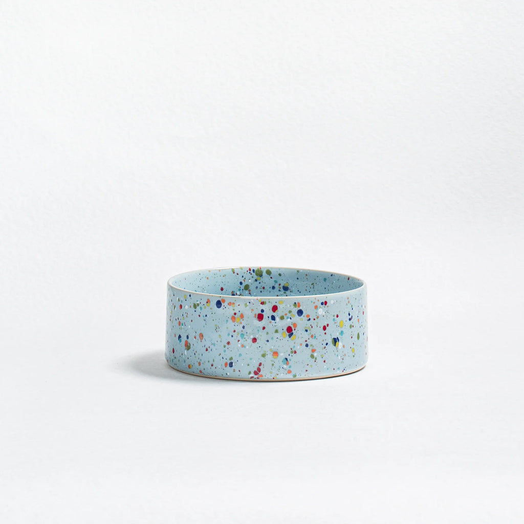 New Party Pet Bowl Set - Soft Blue