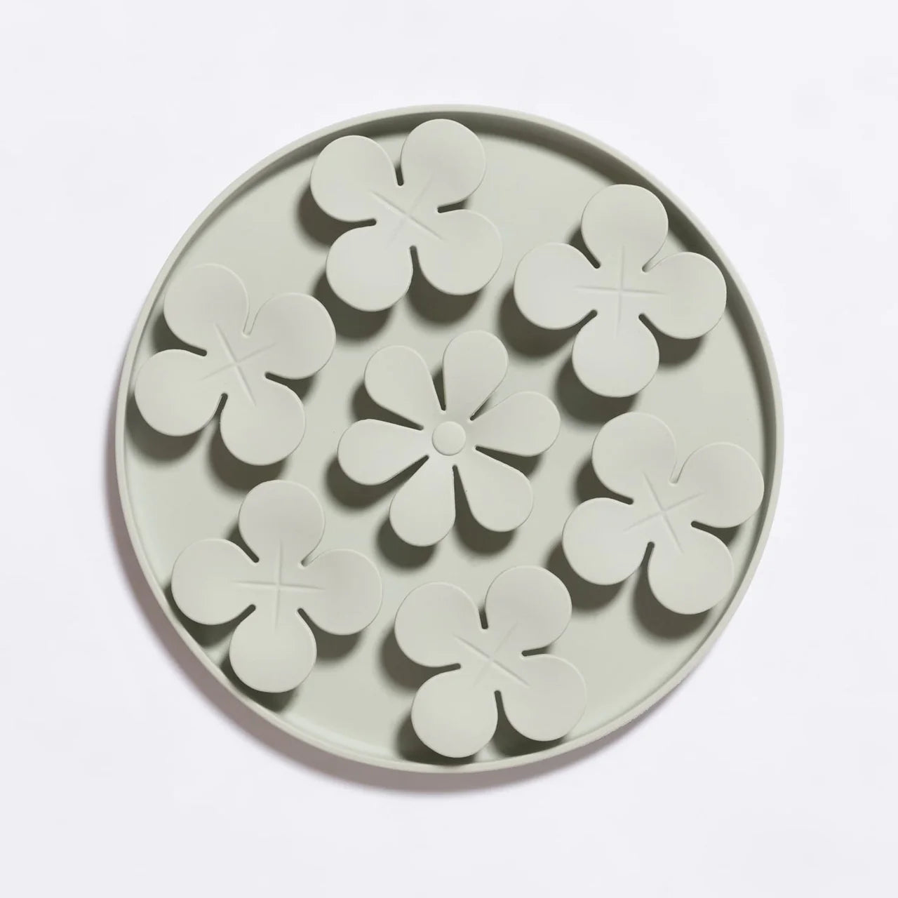 Green lick mat and slow feeder for dogs