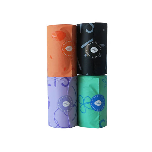 4 Rolls Biodegradable Compostable Poop Bag