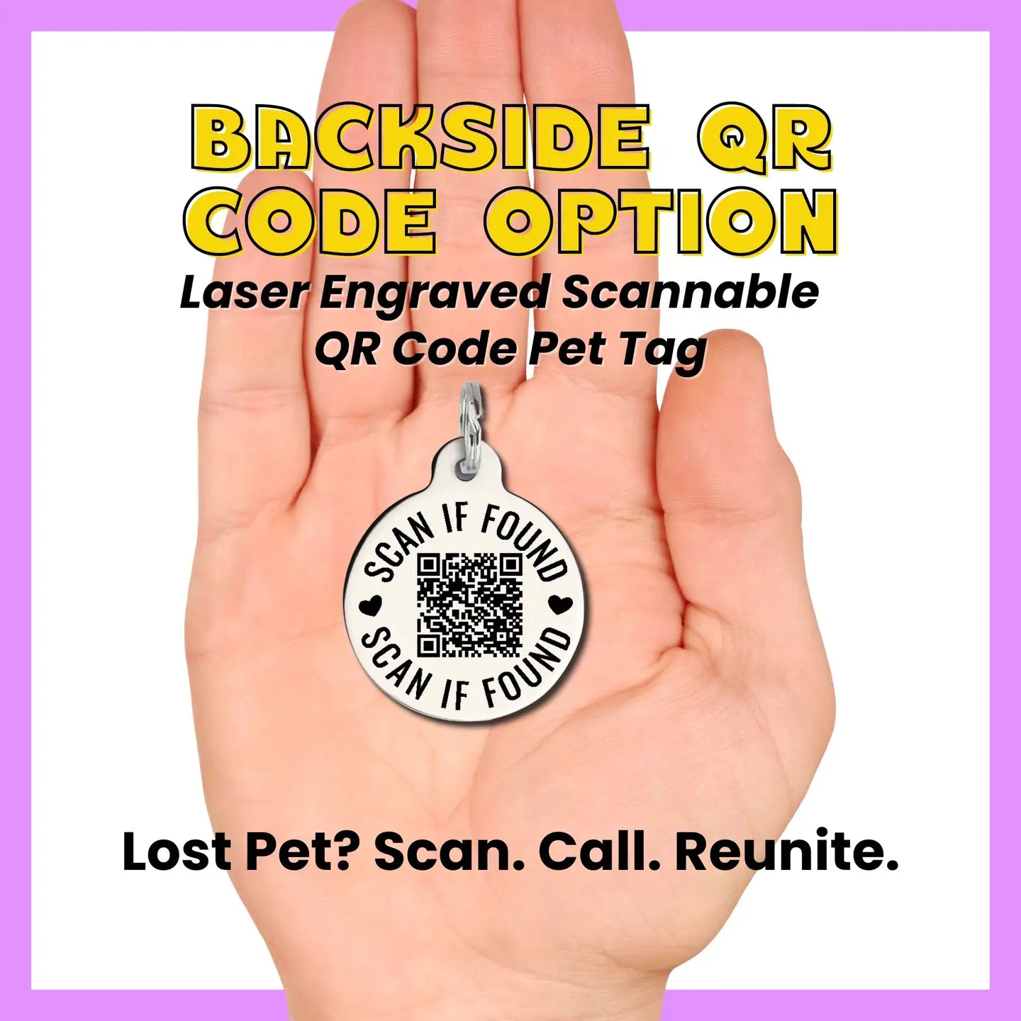 Invader Personal Space Black - QR Code ID Tag