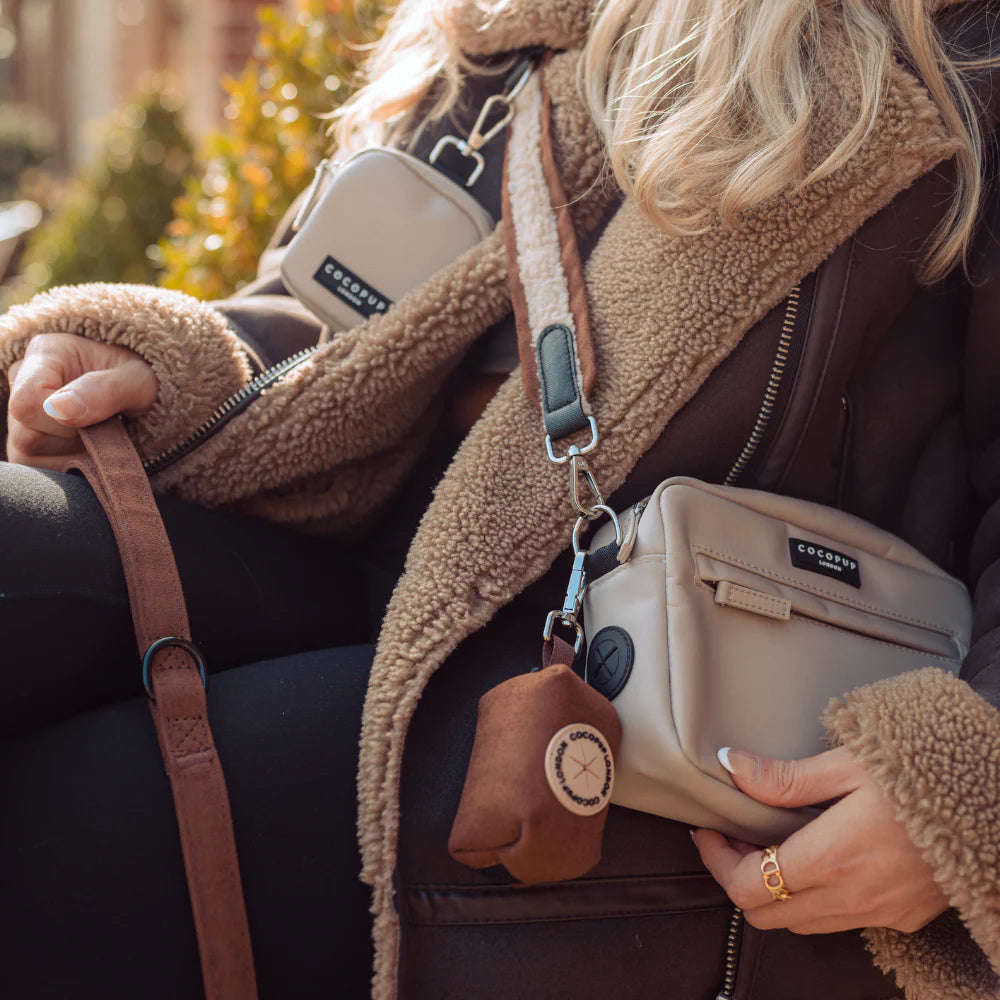 Brown Aviator Poop Bag Holder