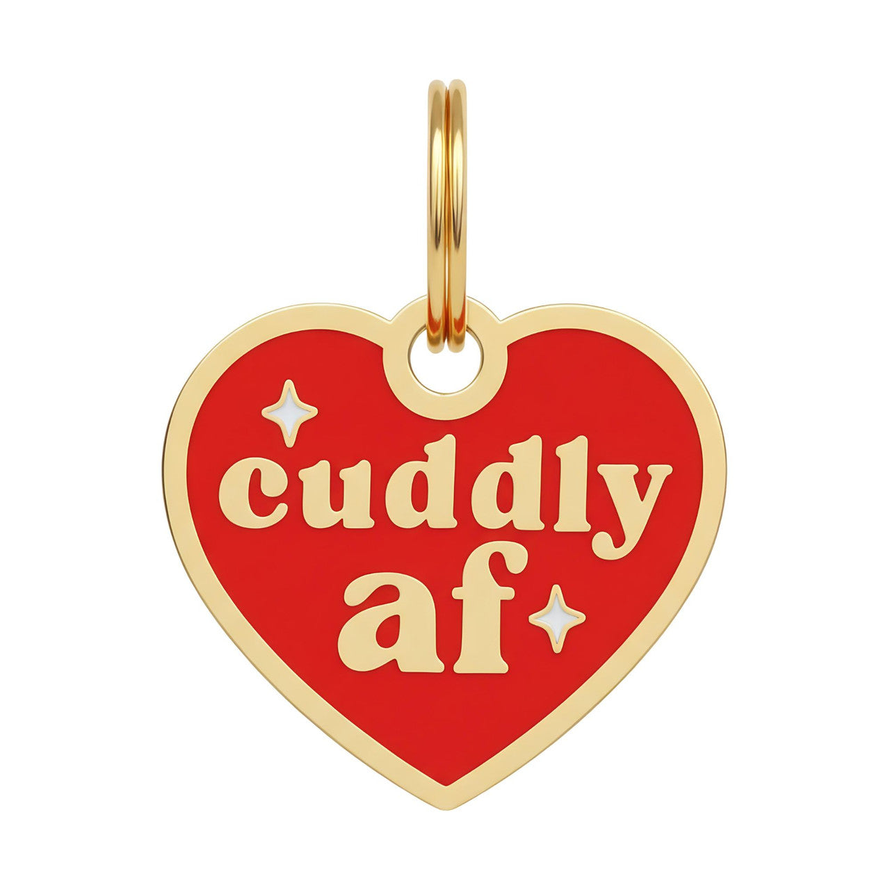 Cuddly AF Charm - QR Code ID Tag