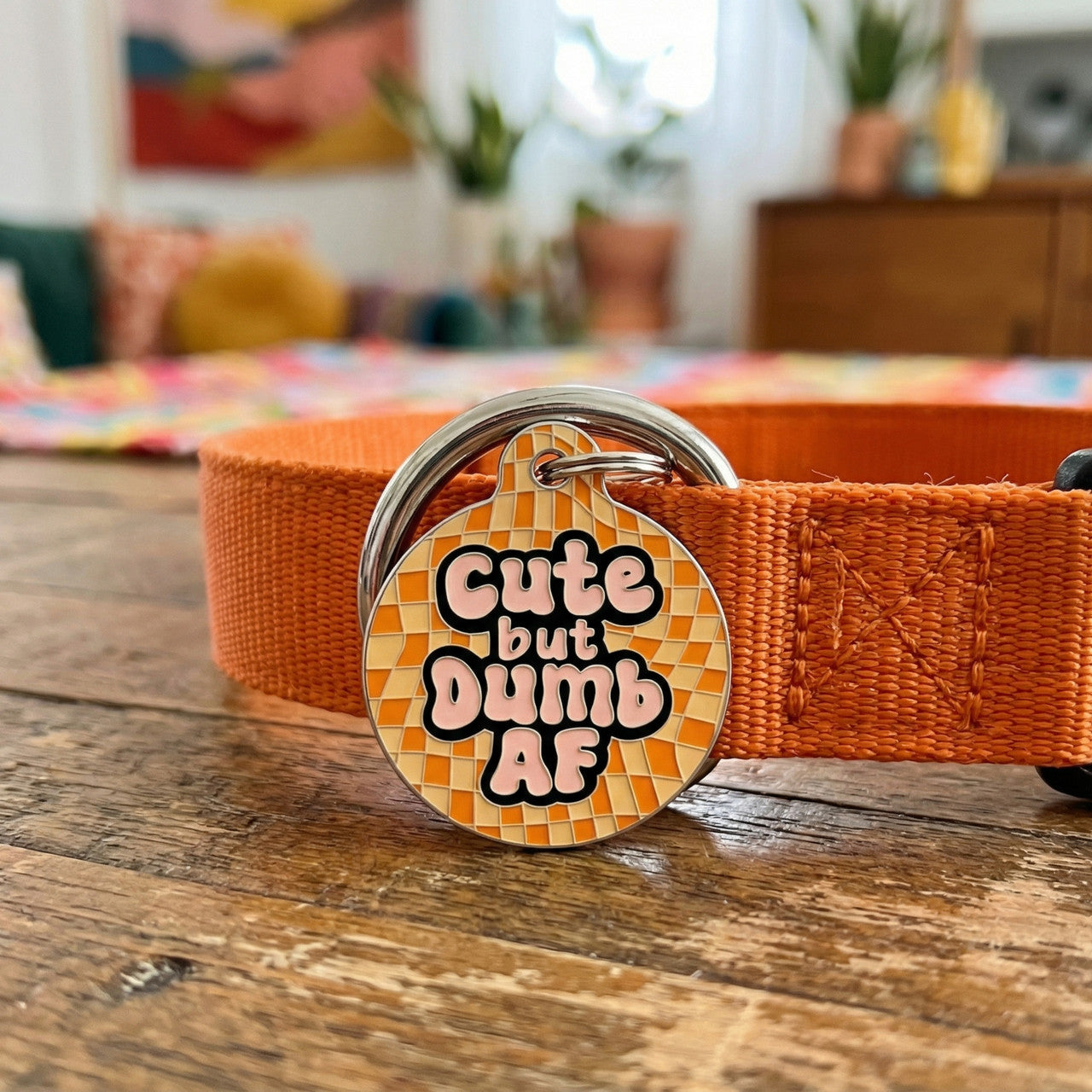 Cute but Dumb AF - QR Code ID Tag