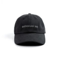 Black cap with 'DACHSHUND DAD' text on a white background