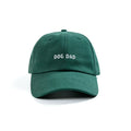 Green cap with 'DOG DAD' text