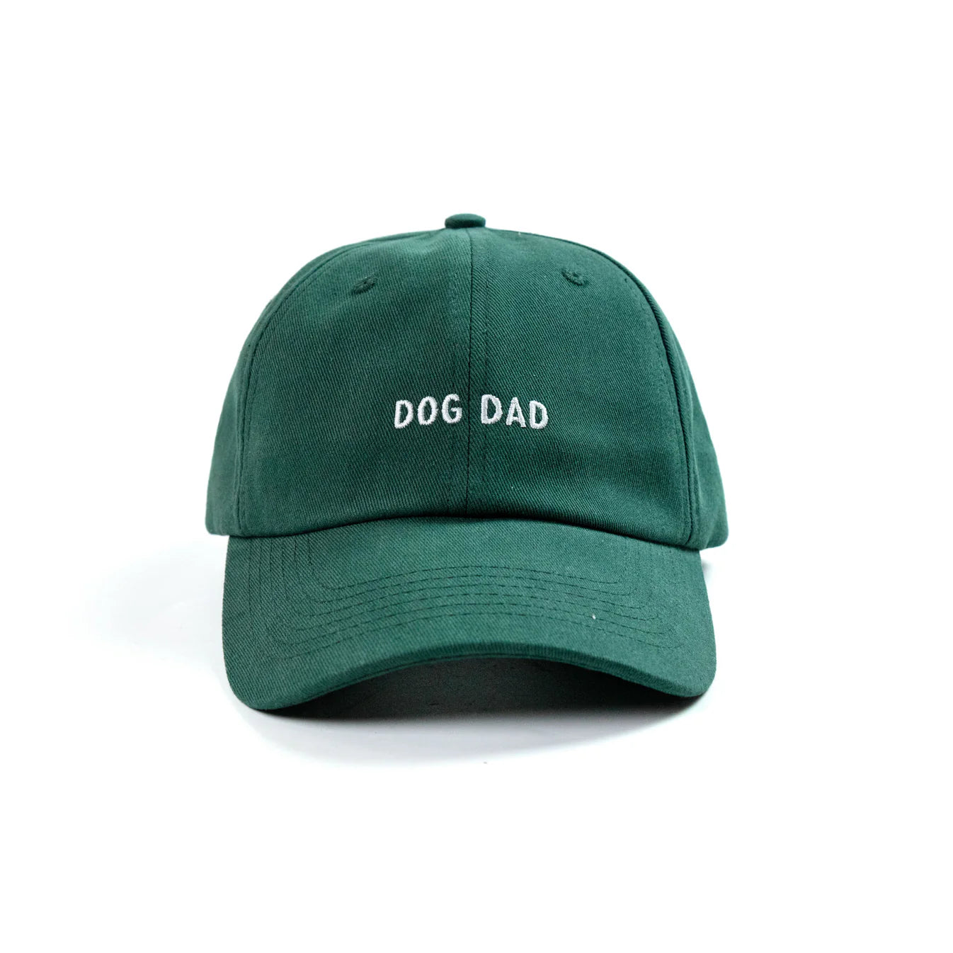 Green cap with 'DOG DAD' text