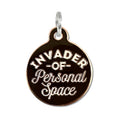 Invader Personal Space Black - QR Code ID Tag