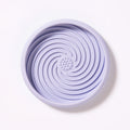 Purple silicone lick mat with textured design, for pets