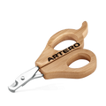 Wooden nail clippers for dogs with 'Artero' branding on a white background
