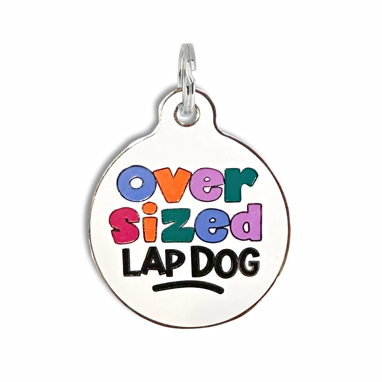 Oversized Lap Dog - QR Code ID Tag