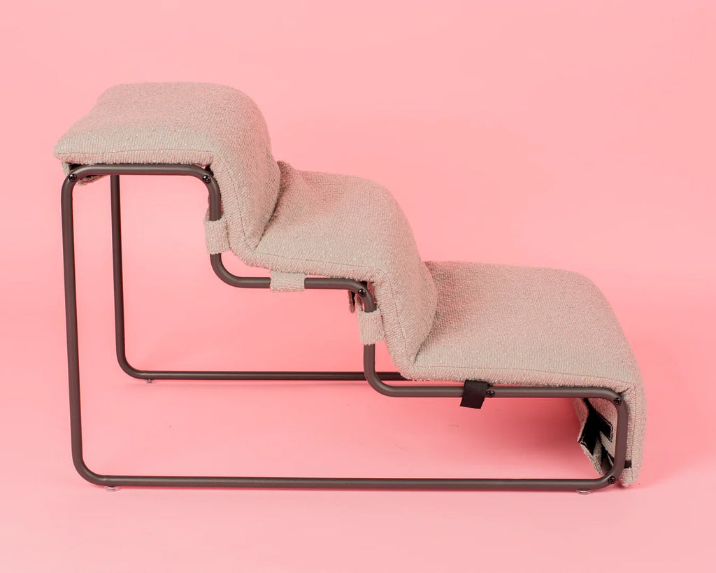 Pet Stairs for Cats & Dogs - Grey Boucle