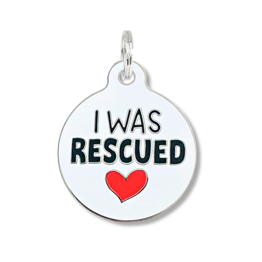 I Was Rescued - QR Code ID Tag
