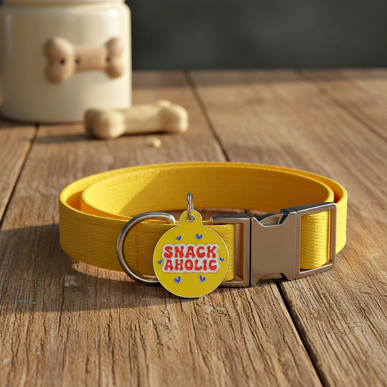 Snackaholic - QR Code ID Tag
