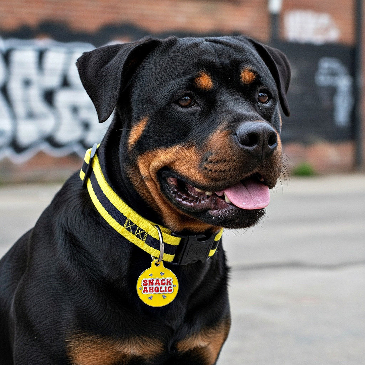 Snackaholic - QR Code ID Tag