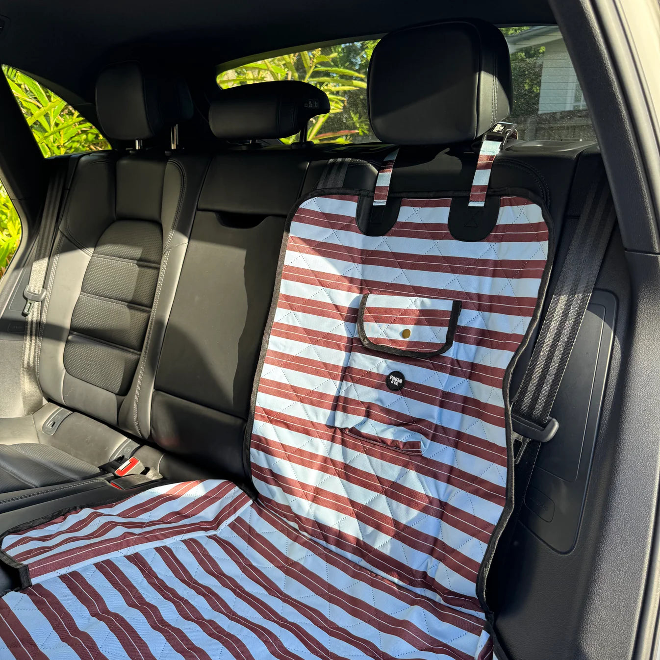 Deluxe Single Car Seat Cover - Sunday Stripes