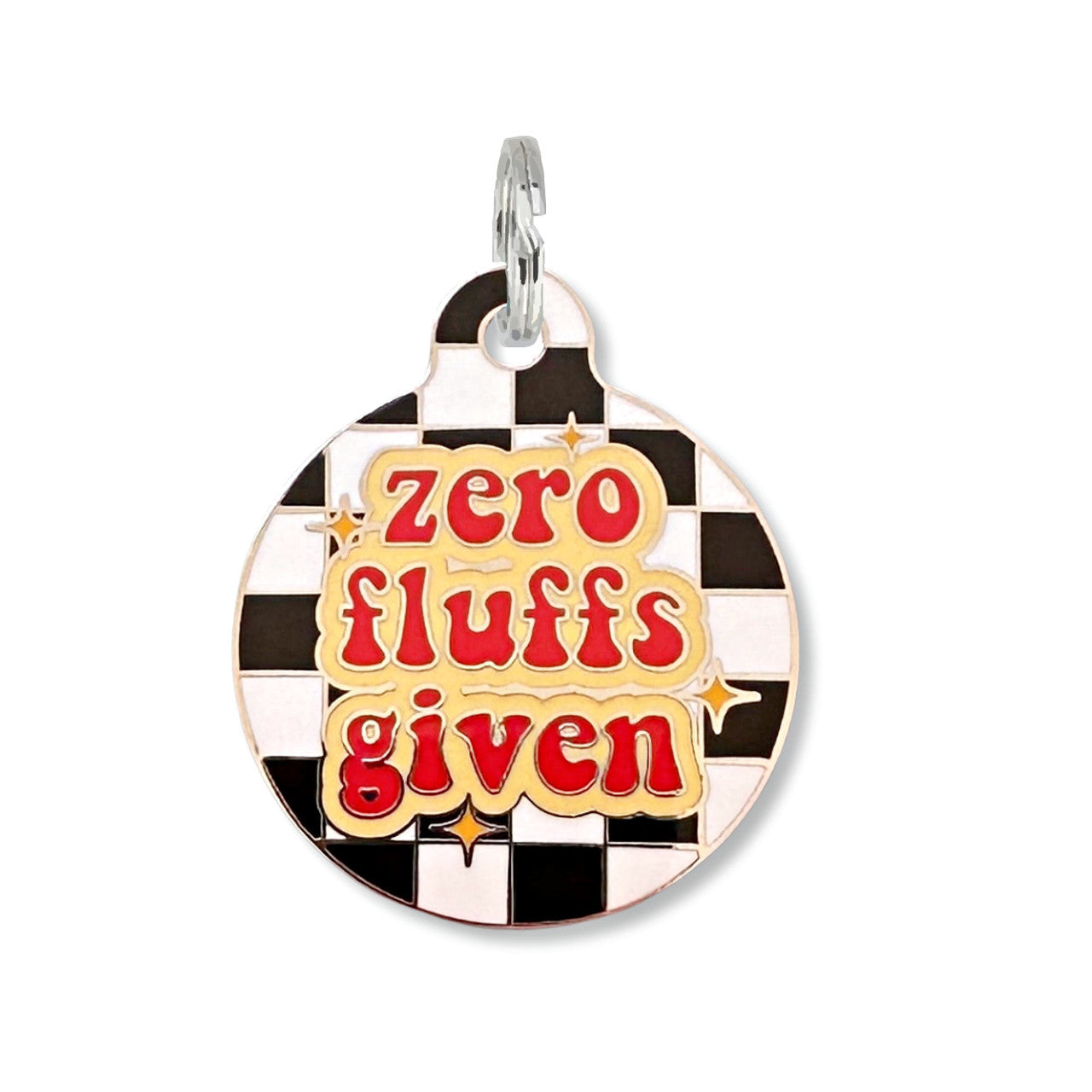 Zero Fluffs Given - QR Code ID Tag