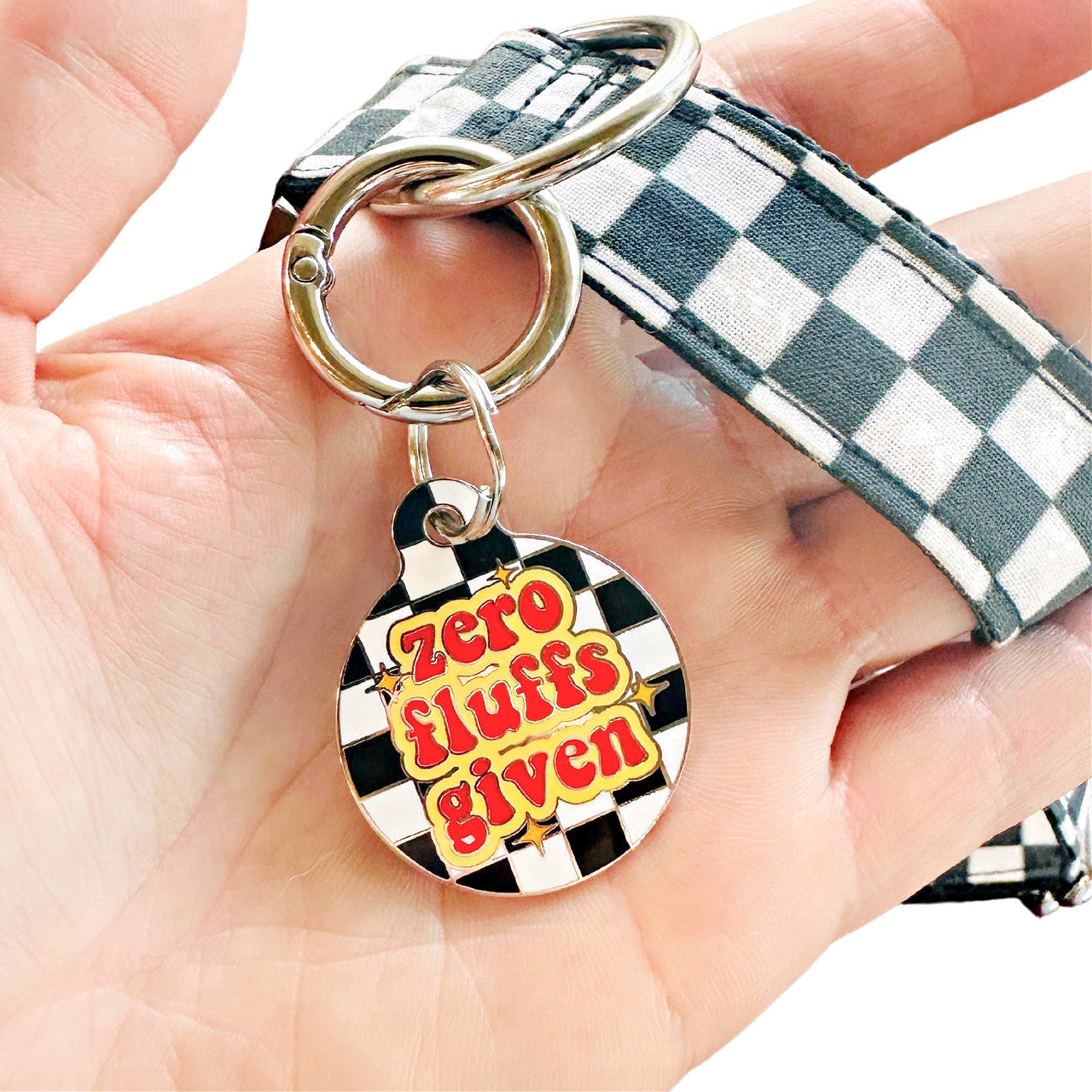Zero Fluffs Given - QR Code ID Tag