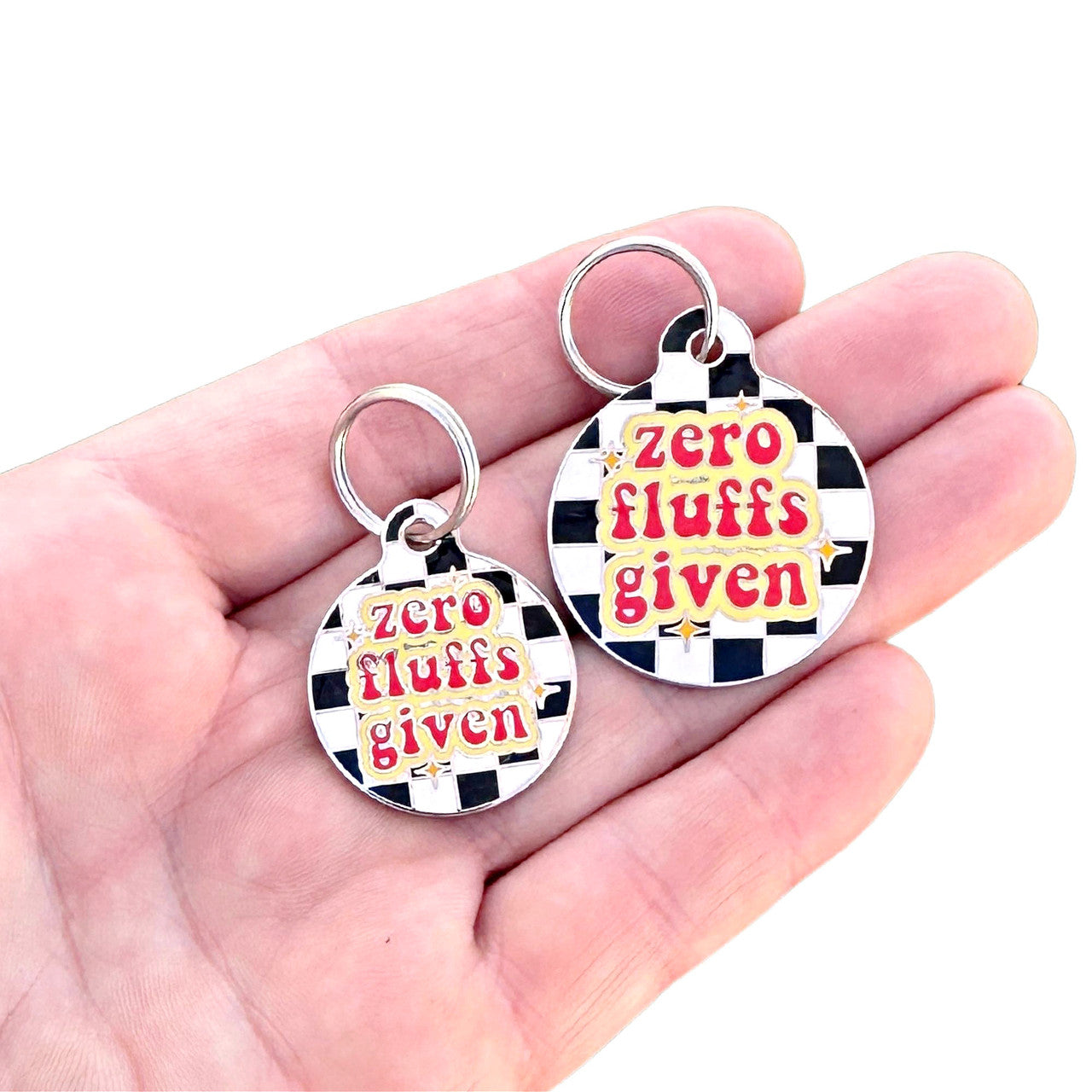 Zero Fluffs Given - QR Code ID Tag