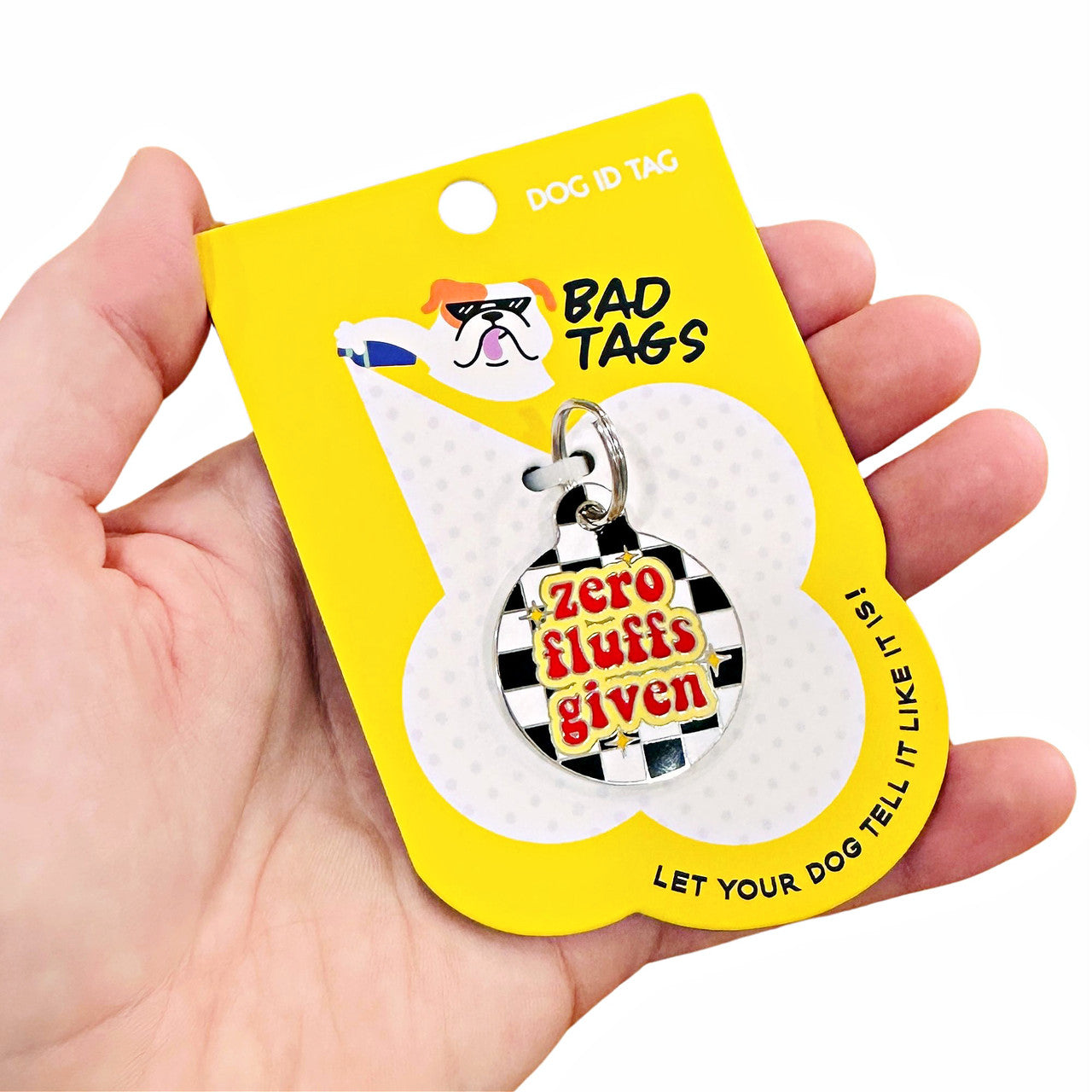 Zero Fluffs Given - QR Code ID Tag